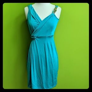 Sexy Turquoise Sparkle Dress Jennifer Lopez